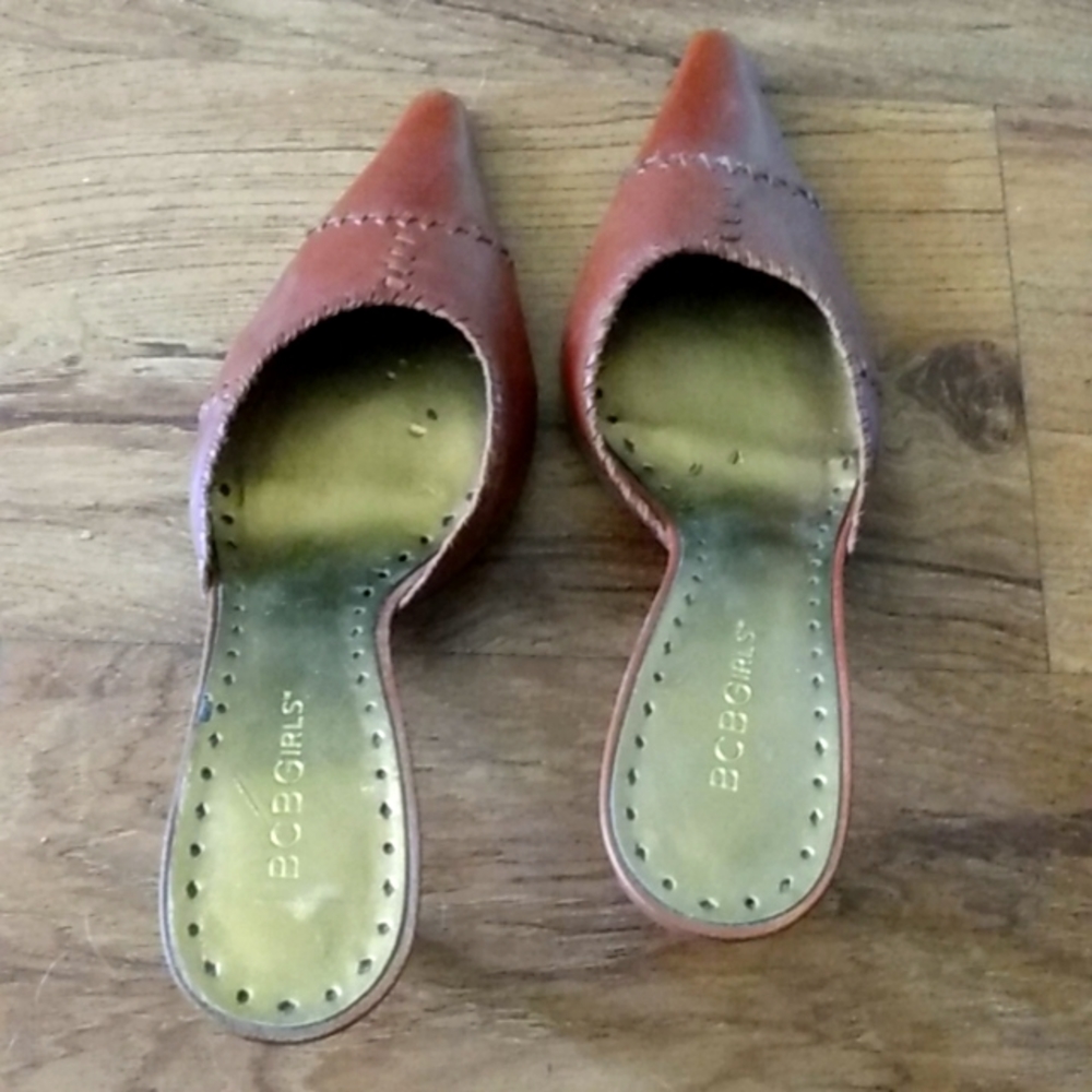 Heeled mules